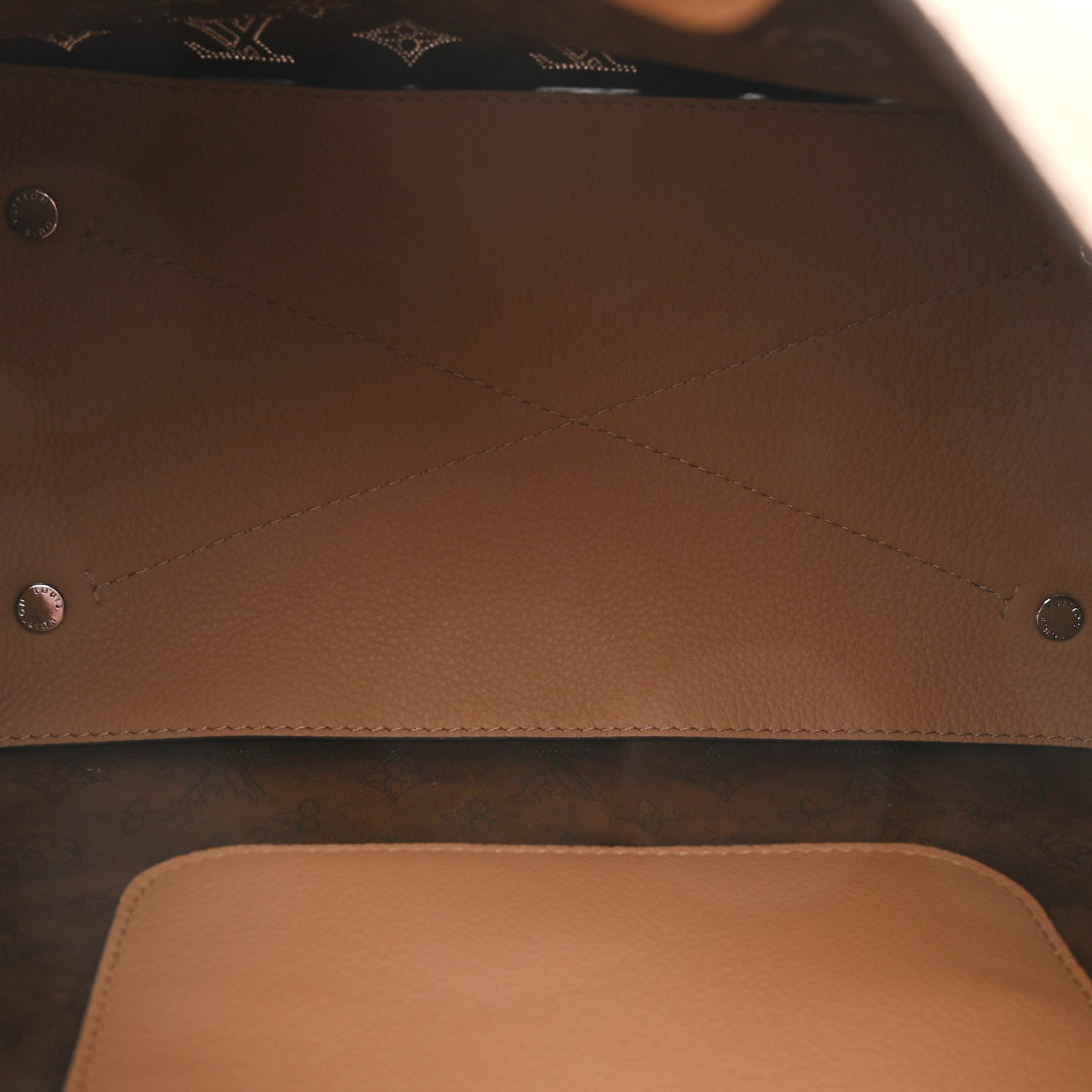 Louis Vuitton Mahina Carmel Hobo Arizona Brown 5 of 11