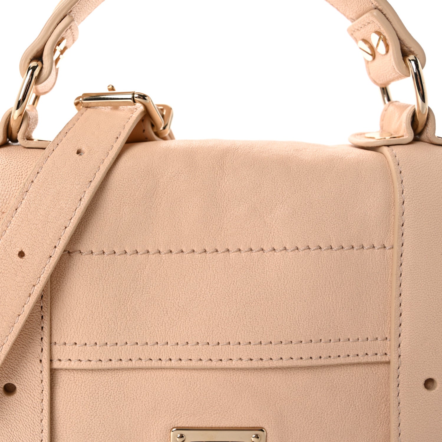 Proenza Schouler Lambskin Tiny PS1 Satchel Nude 7 of 9