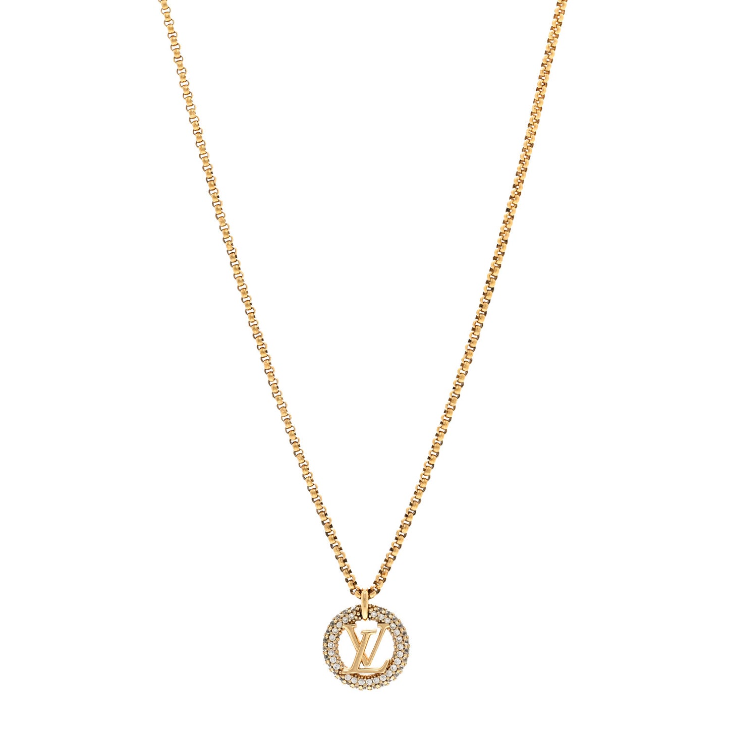 Metal Crystal Louise By Night Necklace