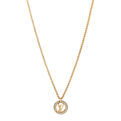 Louis Vuitton Metal Crystal Louise By Night Necklace 1 of 7