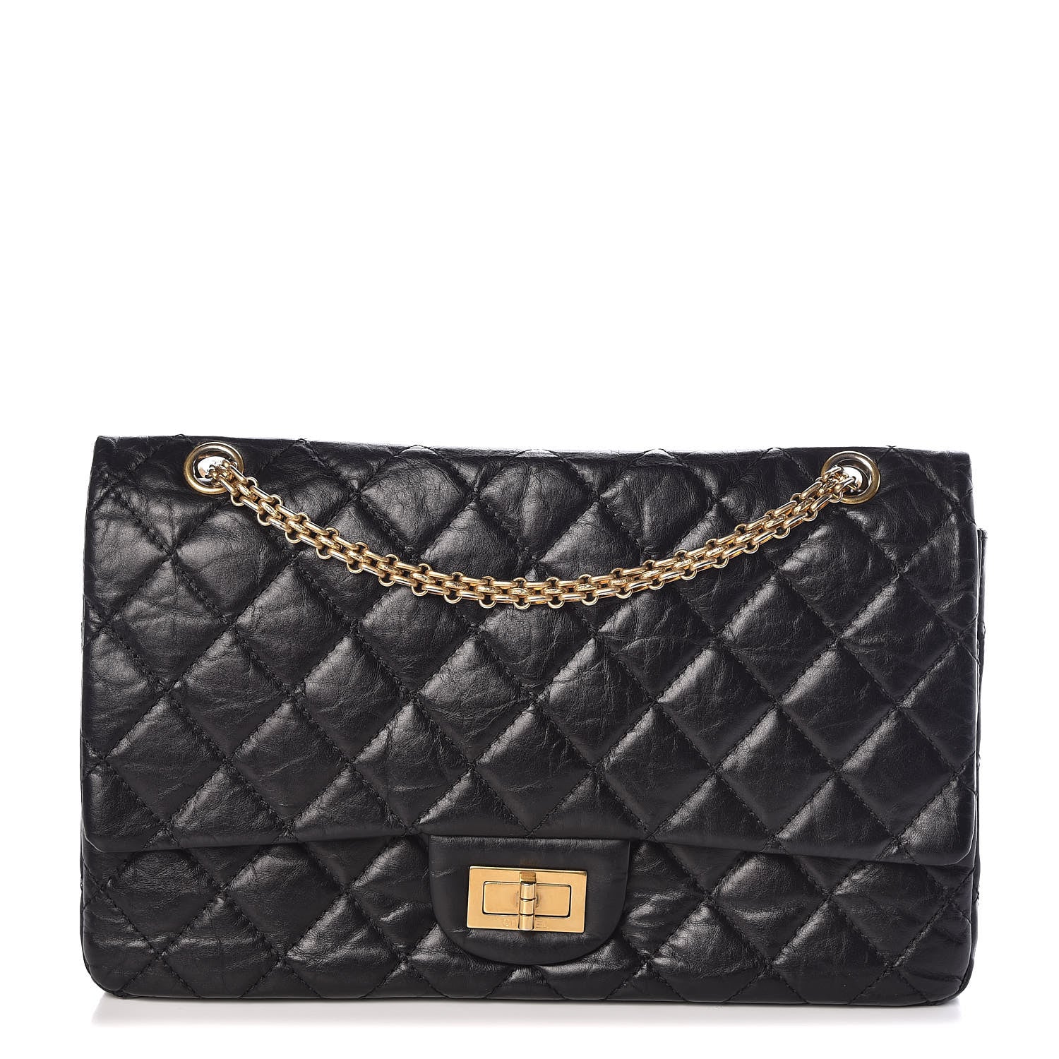 Chanel Aged Calfskin Quilted 2.55 Reissue 227 Flap Black 1 of 10