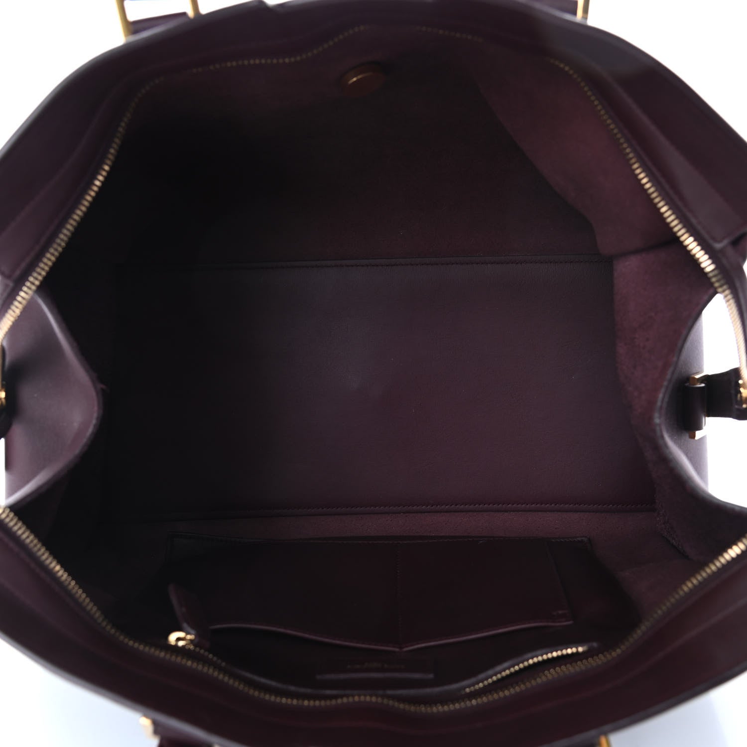 Saint Laurent Calfskin Medium Classic Y Cabas Bordeaux 4 of 6