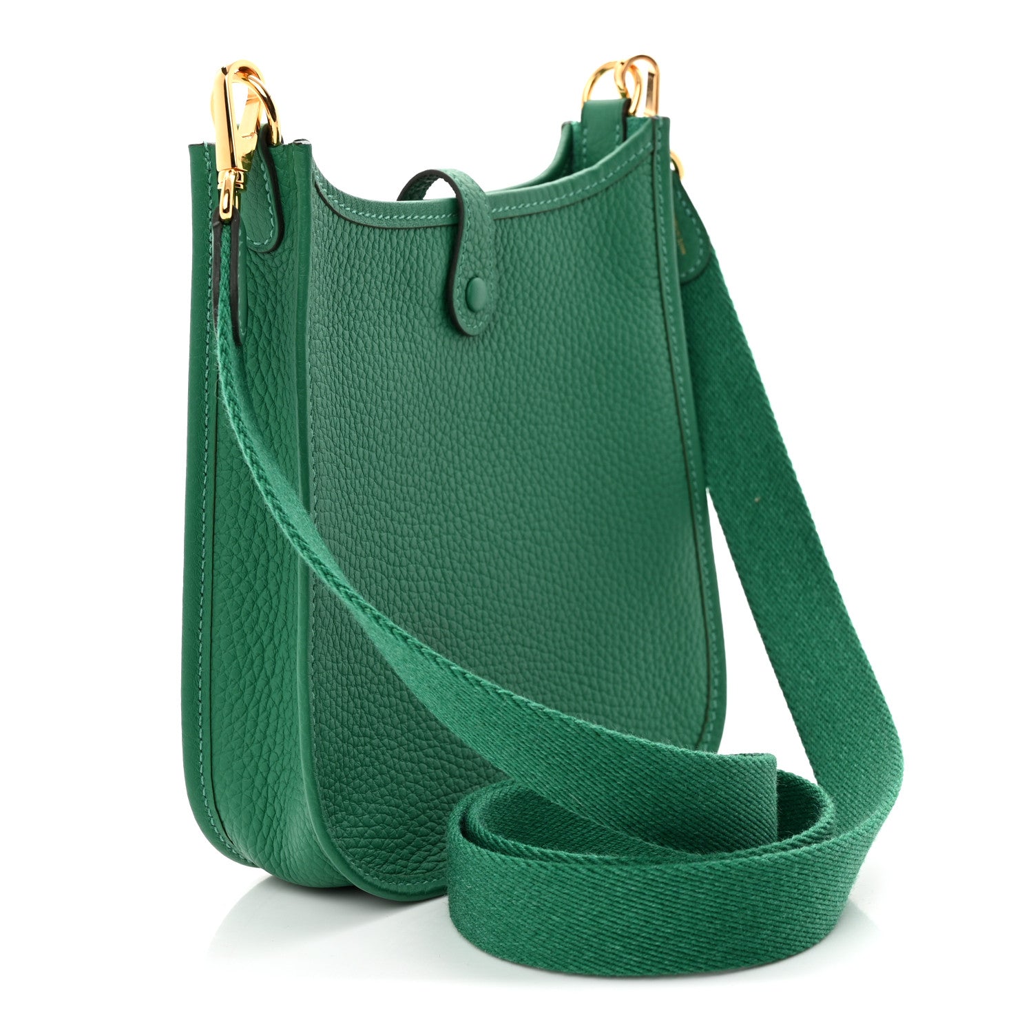 Hermes Taurillon Clemence Evelyne TPM Vert Vertigo 3 of 11