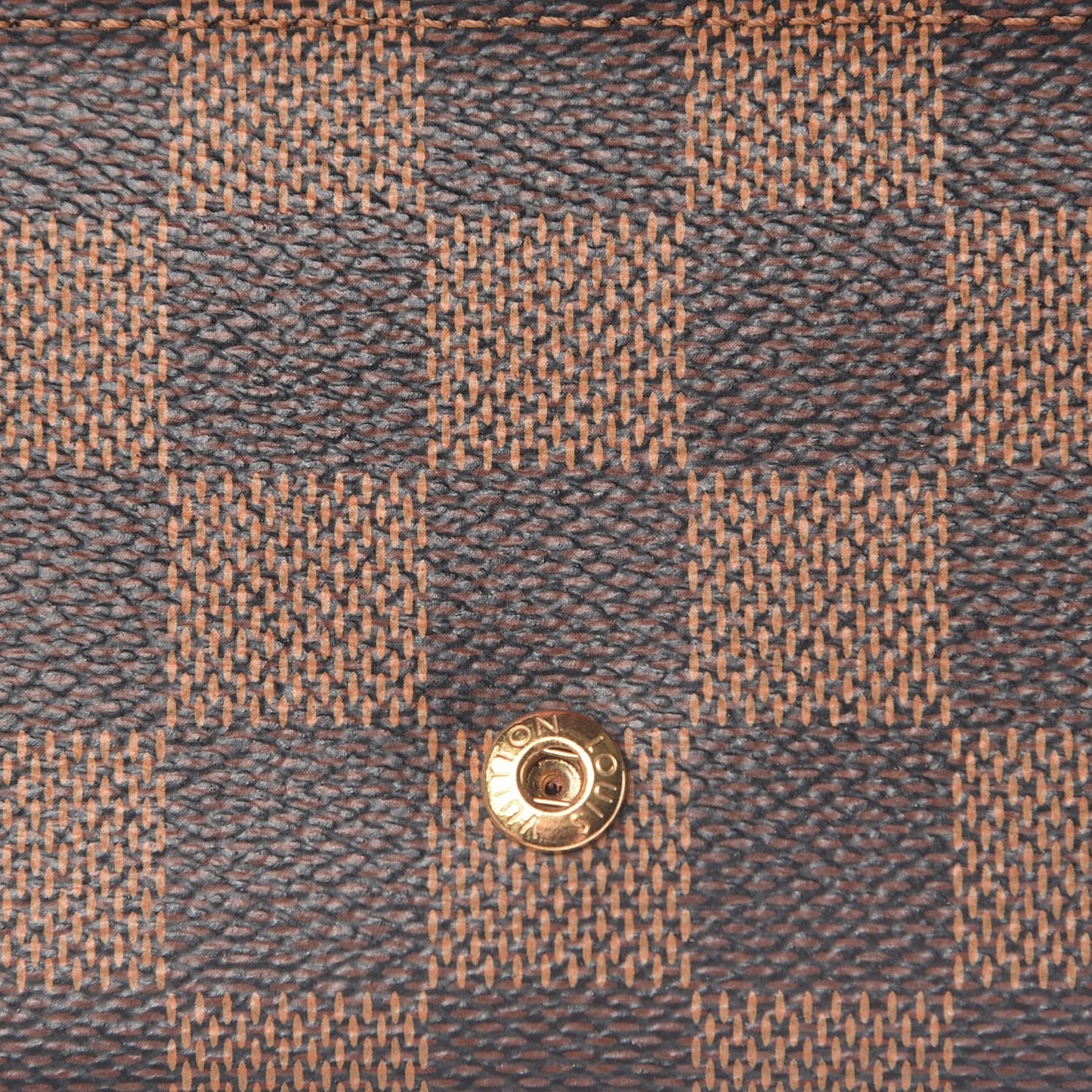 Damier Ebene Josephine Wallet Red