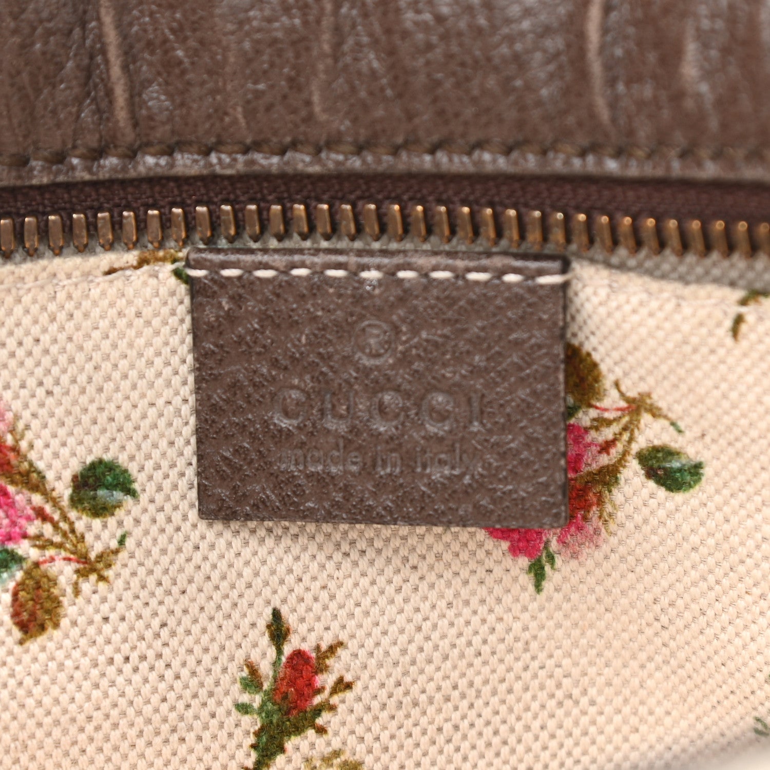 Gucci GG Supreme Monogram Web Neo Vintage Shoulder Bag Beige New Acero Crop 6 of 11