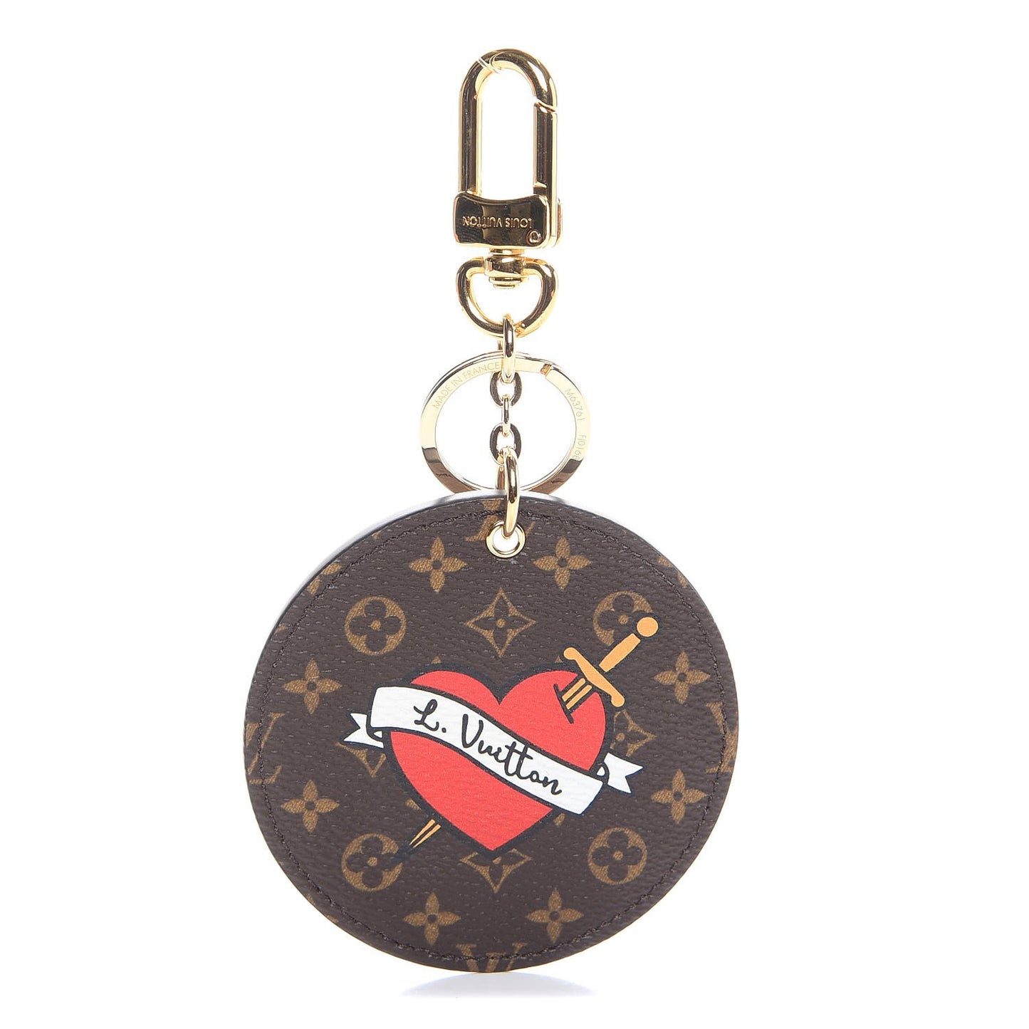Monogram Stories Bag Charm Key Holder