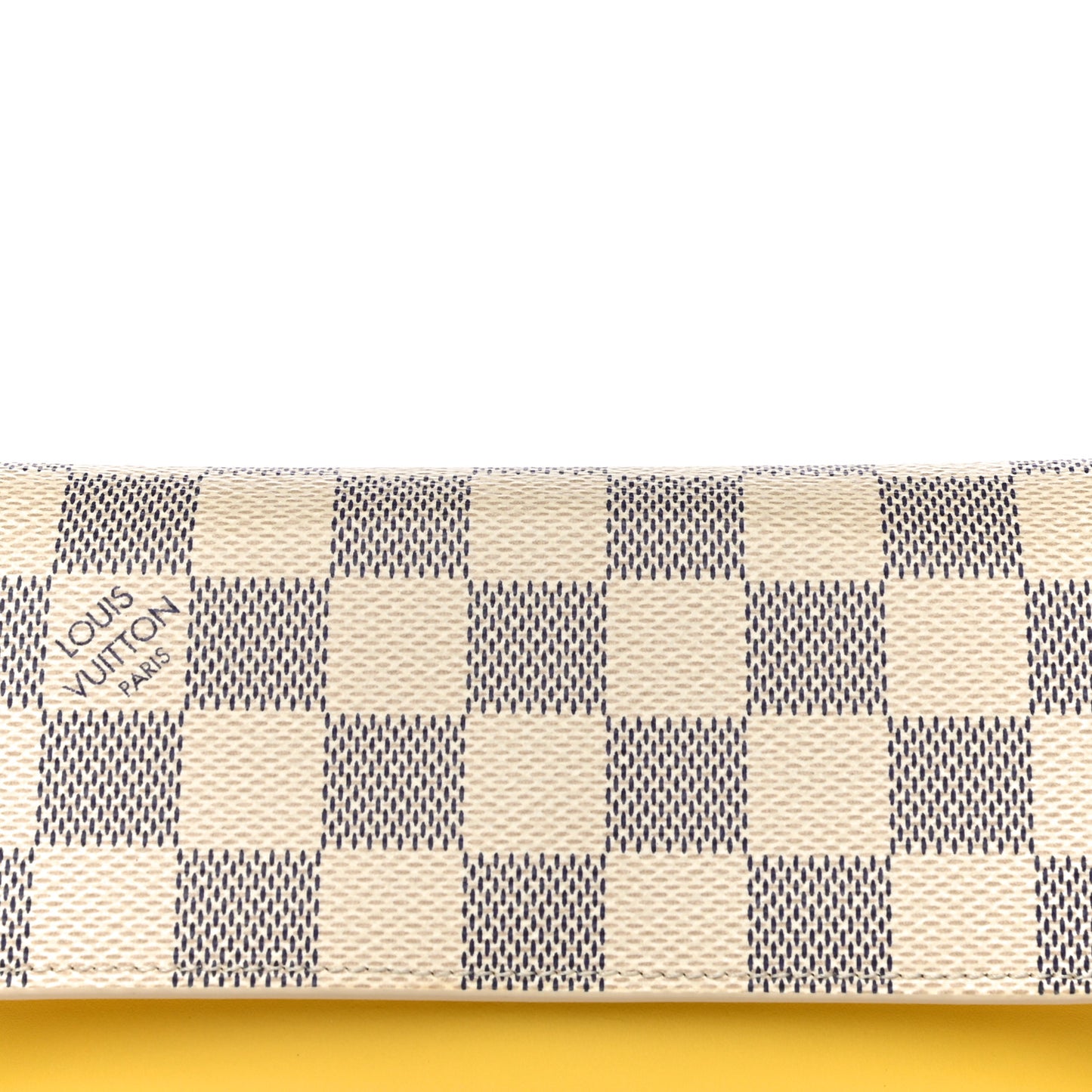 Damier Azur Woody Sunglasses Case Pineapple