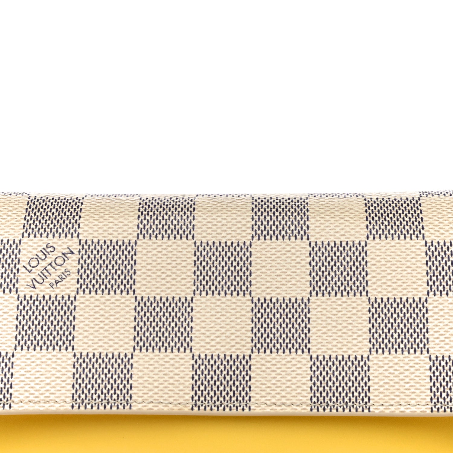 Louis Vuitton Damier Azur Woody Sunglasses Case Pineapple 7 of 10