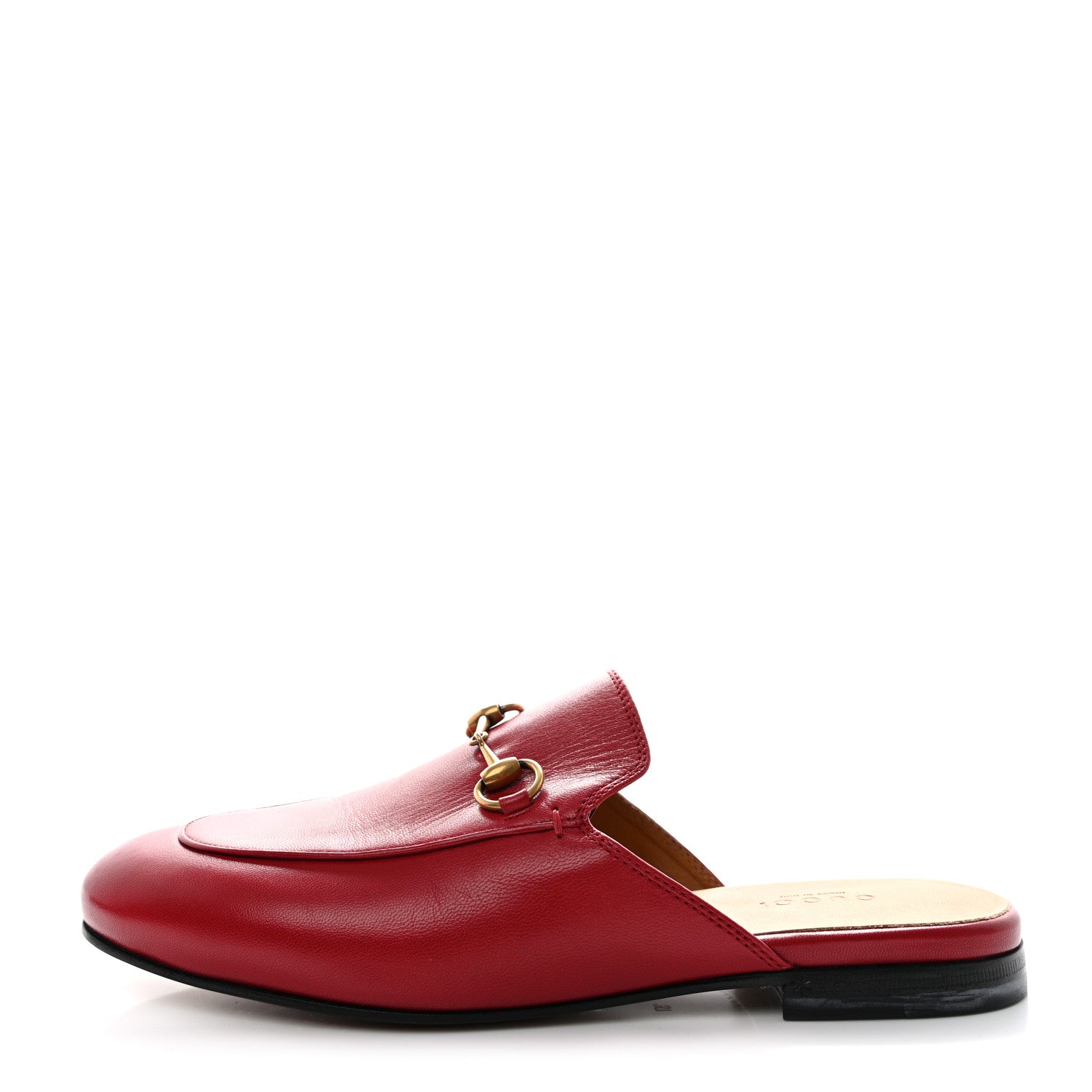 Gucci Malaga Kid Womens Princetown Slippers 37 Hibiscus Red 1 of 10