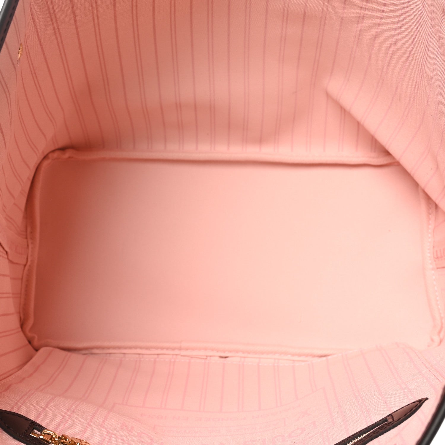 Louis Vuitton Damier Ebene Neo Neverfull MM Rose Ballerine 6 of 10