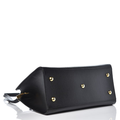 Saint Laurent Textured Calfskin Small Classic Y Cabas Black 4 of 11