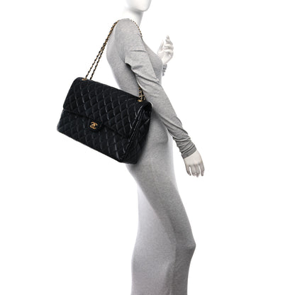 Chanel Caviar Quilted XXL Travel Flap Bag Black 2 of 11