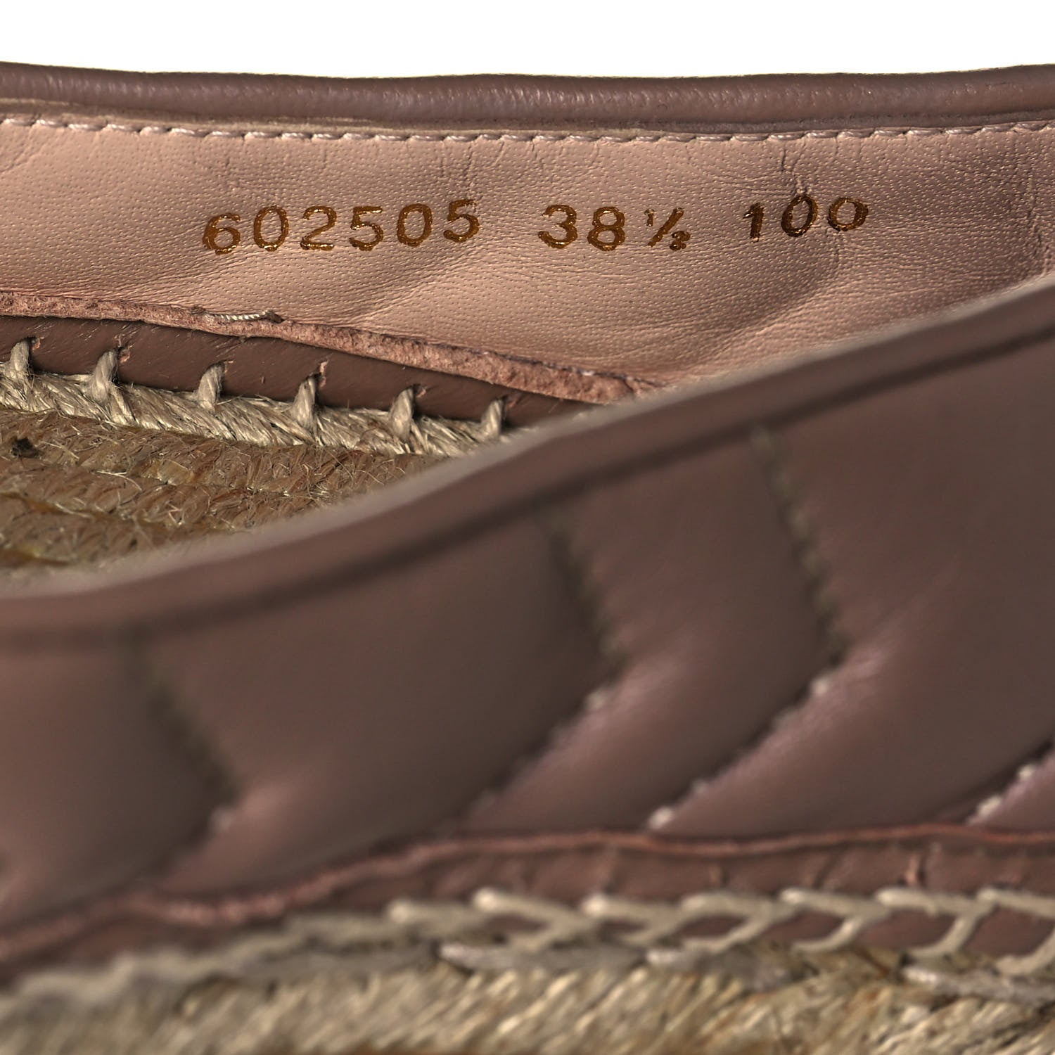 Gucci Nappa Matelasse GG Marmont Espadrilles 38.5 Tan 9 of 11