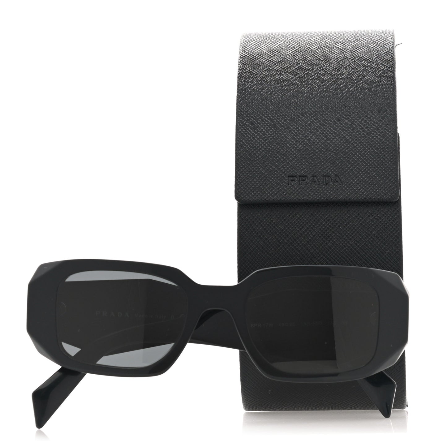 Acetate Symbole Sunglasses SPR 17W Black