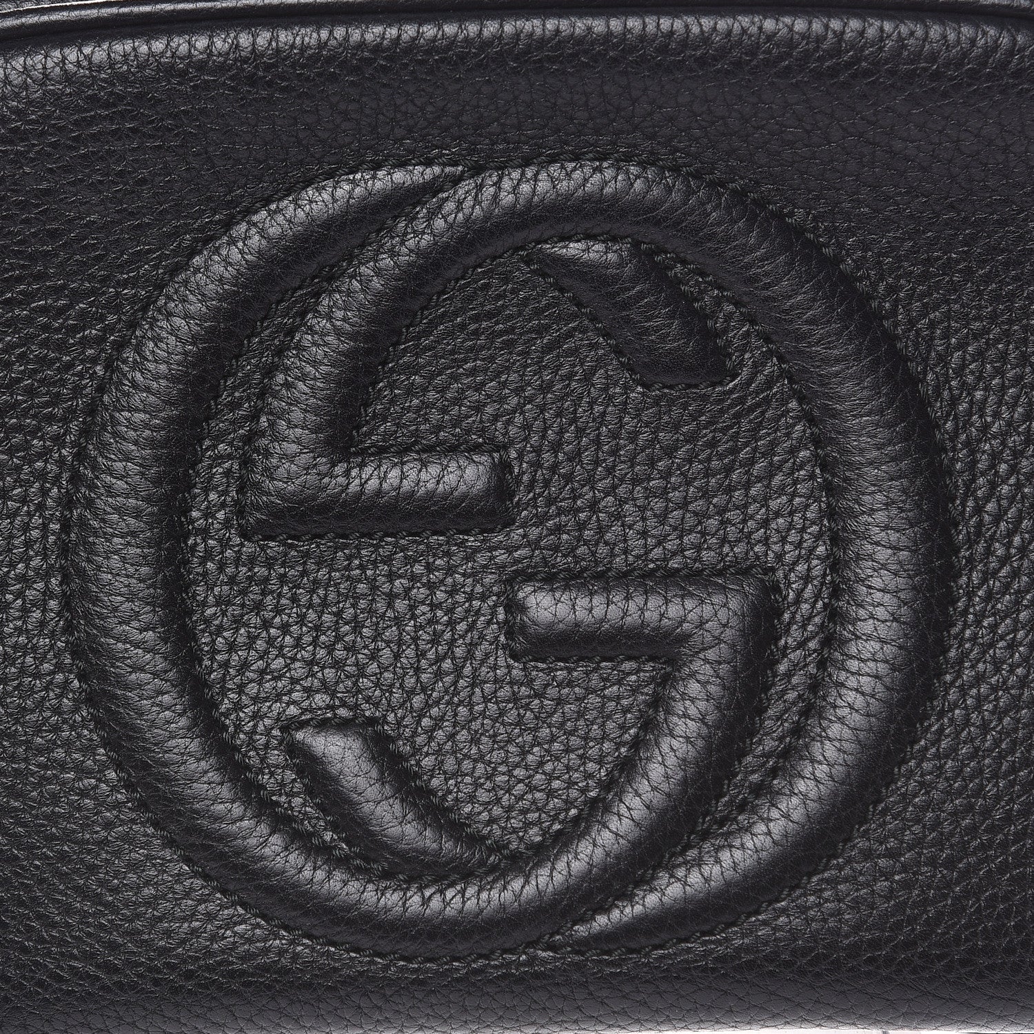 Gucci Pebbled Calfskin Small Soho Disco Bag Black 10 of 10