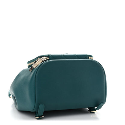 Chanel Caviar Quilted Business Affinity Backpack Green 4 of 9
