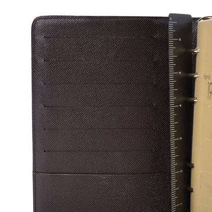 Louis Vuitton Damier Ebene Medium Ring Agenda Cover 9 of 10
