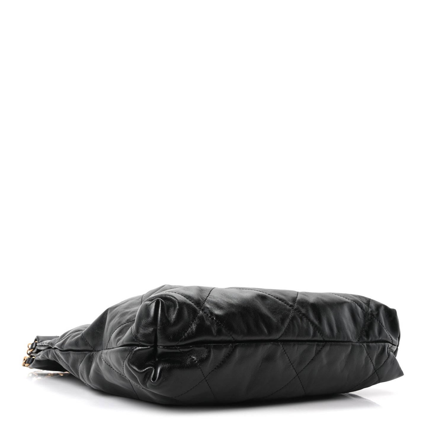 Calfskin Quilted Small Chanel 22 Black