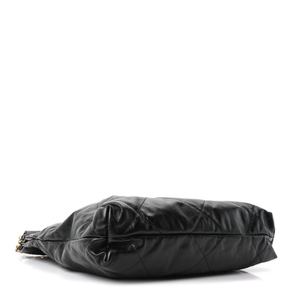 Chanel Calfskin Quilted Small Chanel 22 Black 5 of 11