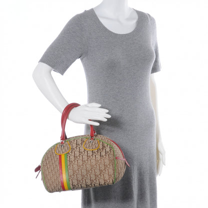 Christian Dior Monogram Rasta Bowler Beige 2 of 9