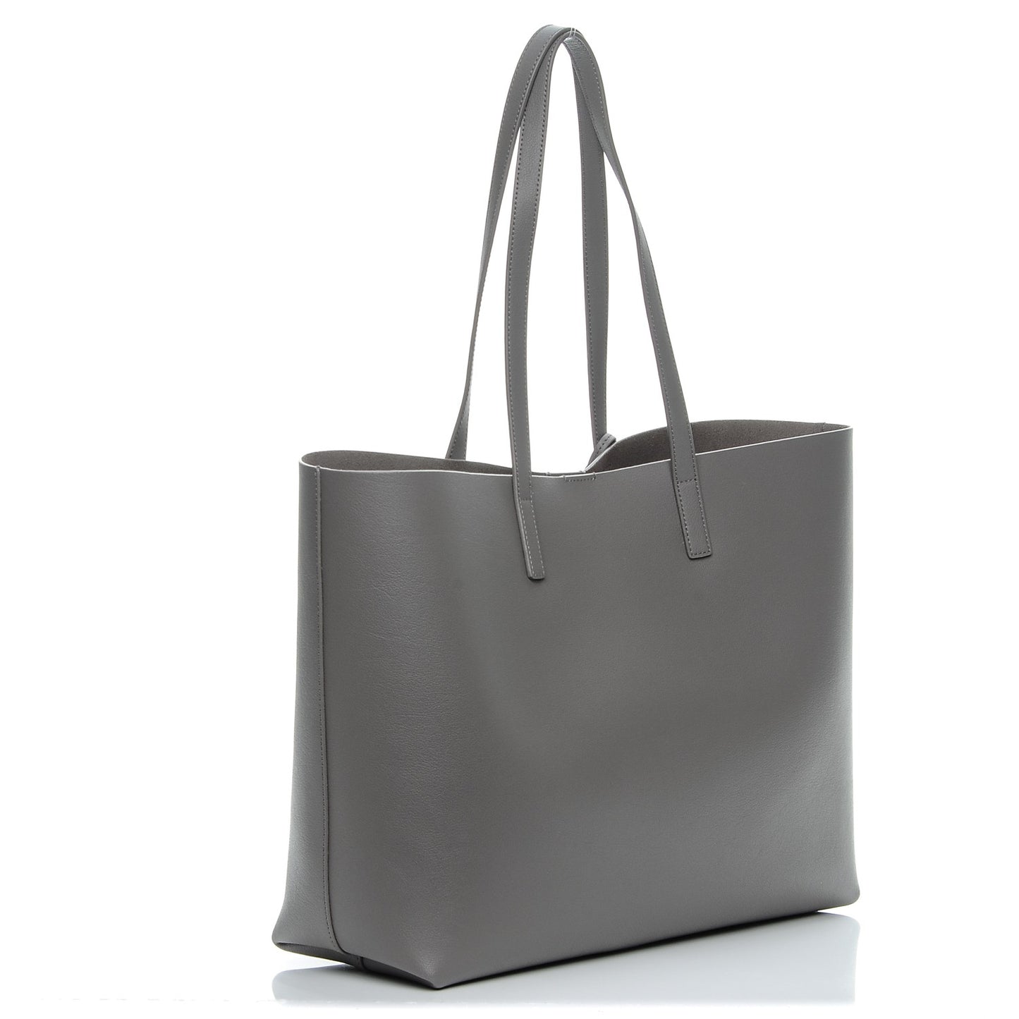 Calfskin Large Shopping Tote Fog