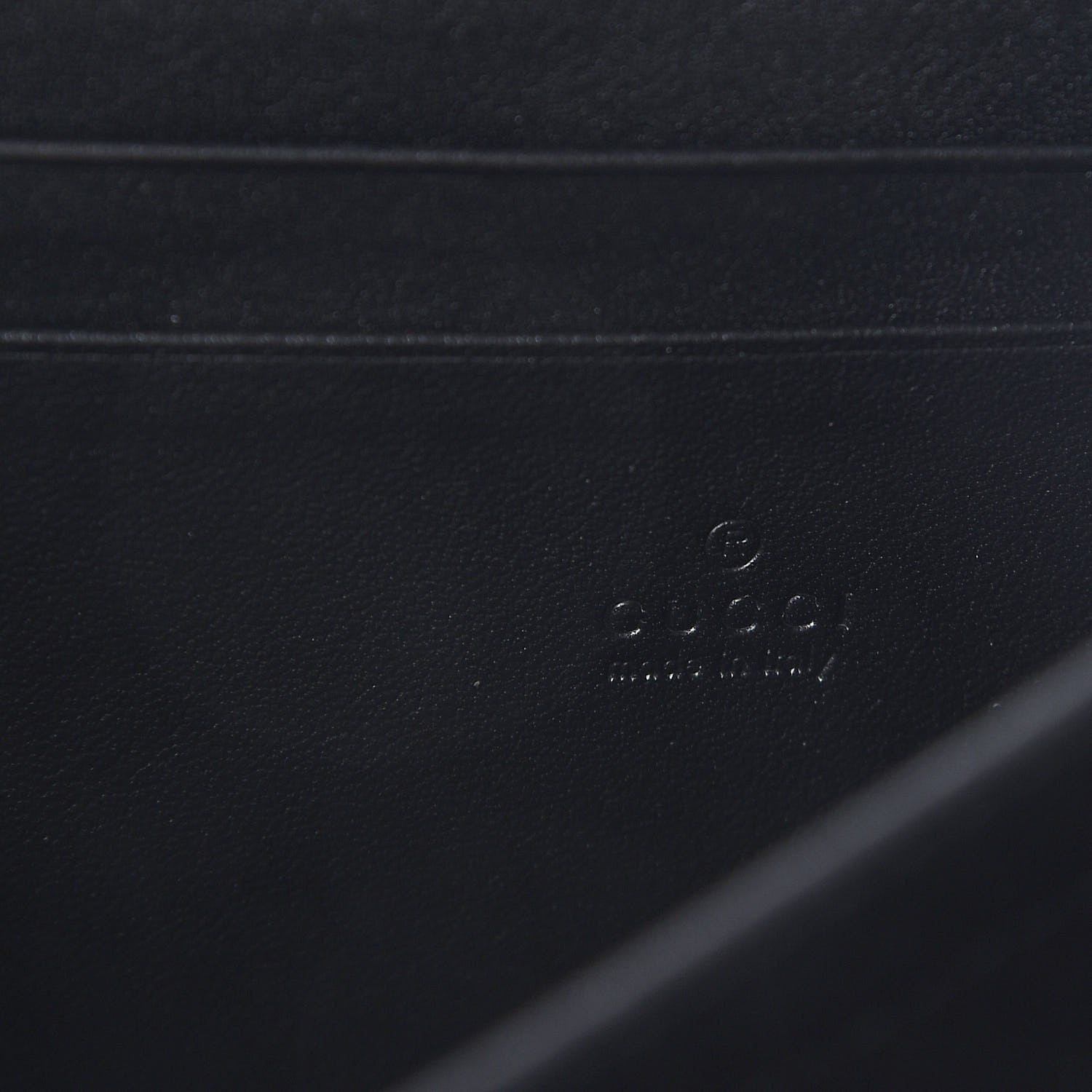 Gucci Velvet Matelasse GG Marmont Chain Wallet Black 6 of 10