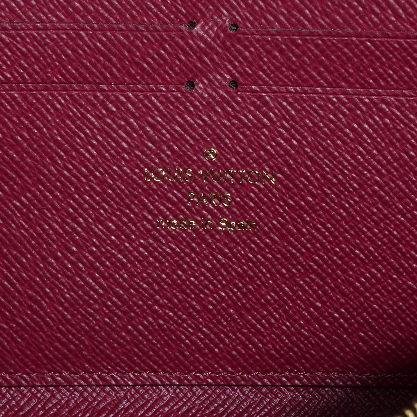 Monogram Clemence Wallet Fuchsia