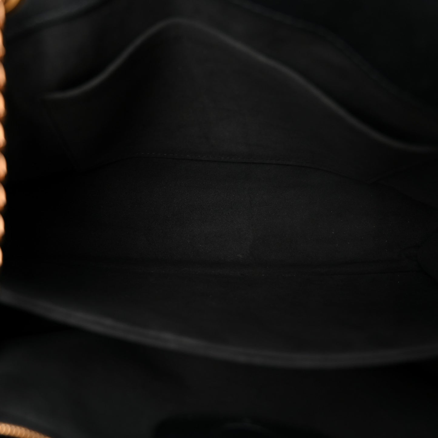 Calfskin New Wave Chain Tote Black