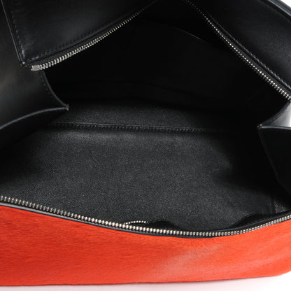 Celine Pony Hair Medium Edge Shoulder Bag Vermillion 5 of 9