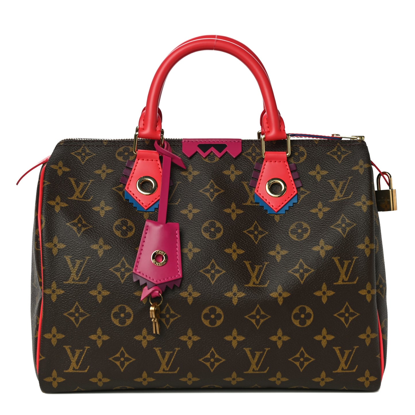 Monogram Totem Speedy 30 Flamingo
