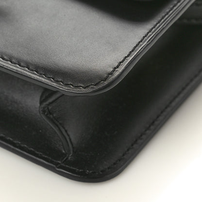 Saint Laurent Smooth Calfskin North South Kaia Satchel Black 9 of 9