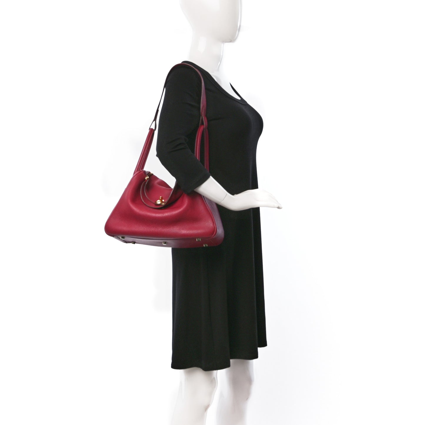 Taurillon Clemence Lindy 30 Rouge Garance