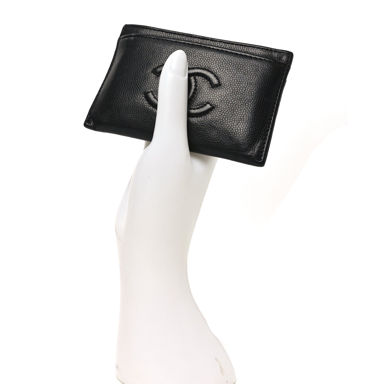 Chanel Caviar Timeless CC Card Holder Black 2 of 8