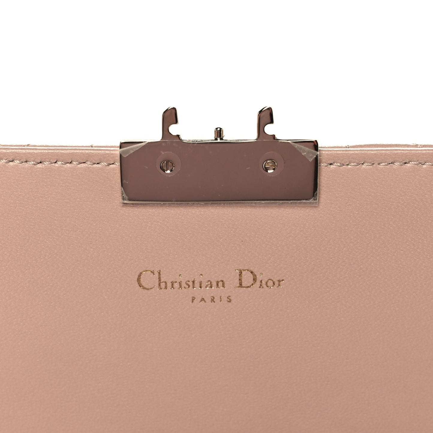 Lambskin Cannage Miss Dior Promenade Pouch Beige