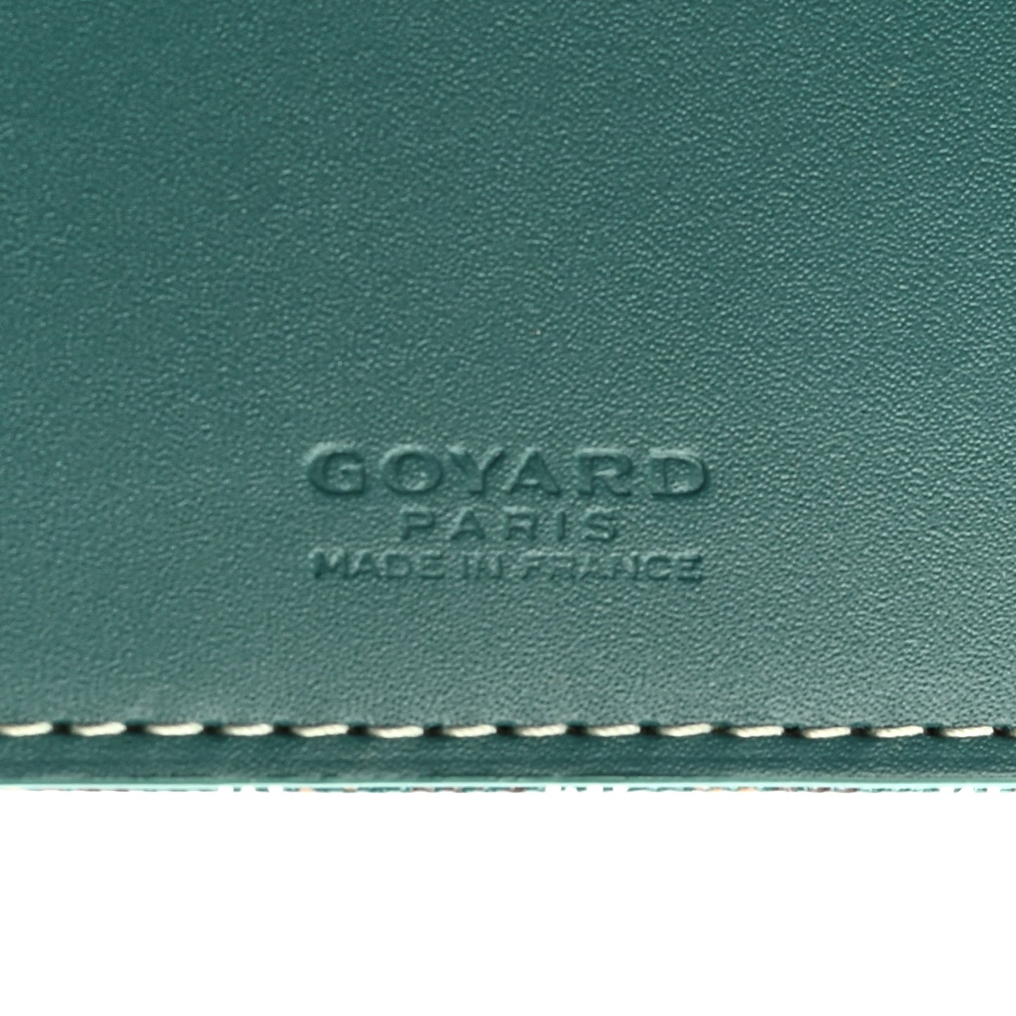 Goyardine Castiglione Document Cover Green