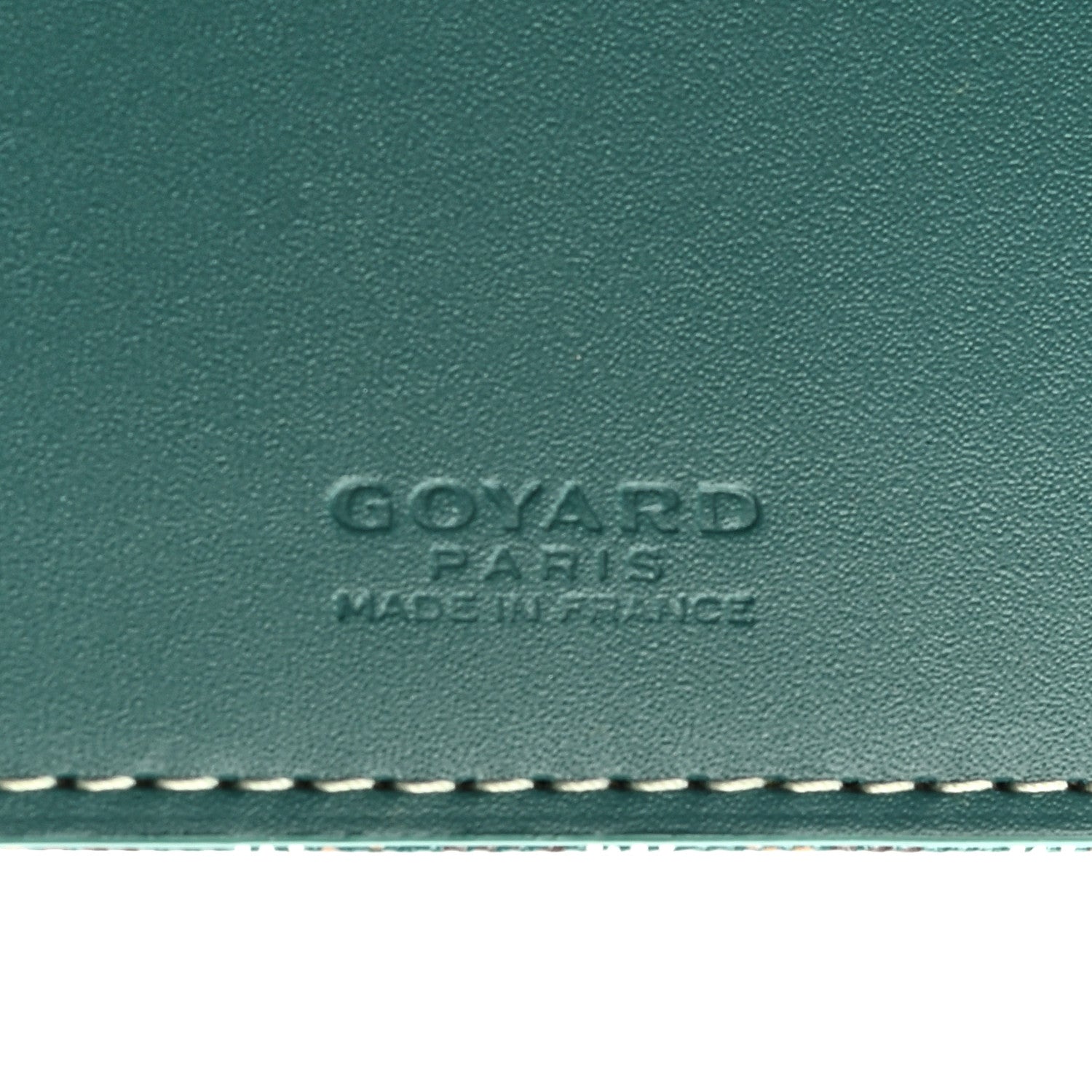 Goyard Goyardine Castiglione Document Cover Green 6 of 6