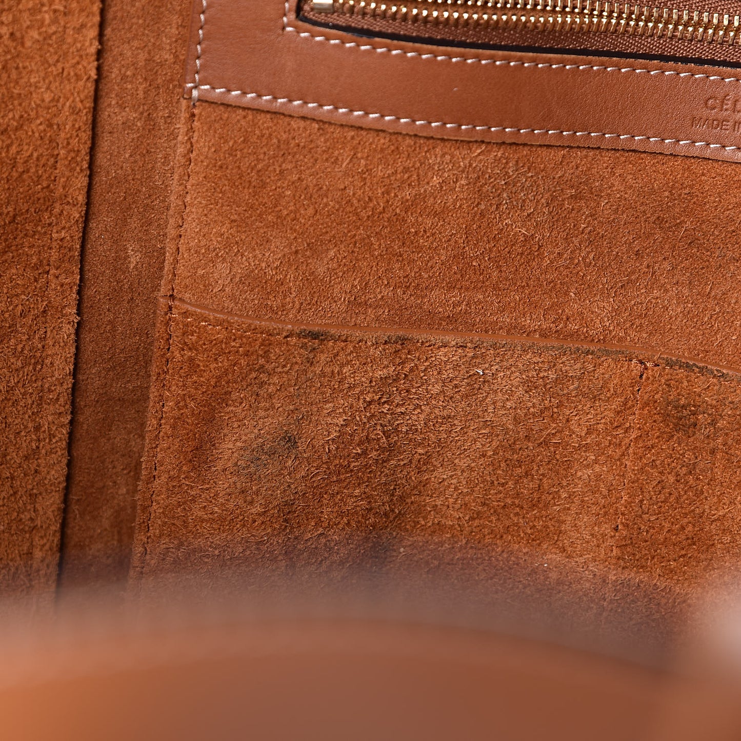 Smooth Calfskin Medium Belt Cabas Phantom Brown