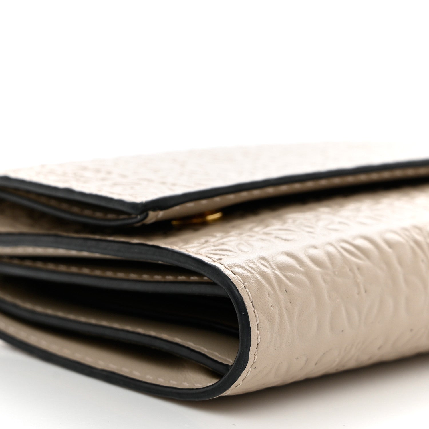 Loewe Calfskin Embossed Small Wallet Light Oat 8 of 9