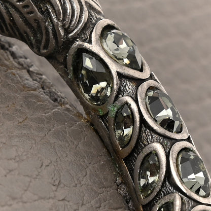 Gucci Dollar Calfskin Crystal Super Mini Dionysus Shoulder Bag Dusty Grey Black Diamond 15 of 16