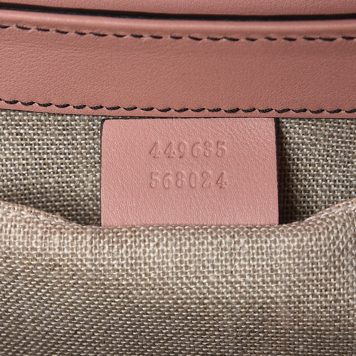 Microguccissima Medium Emily Chain Shoulder Bag Soft Pink