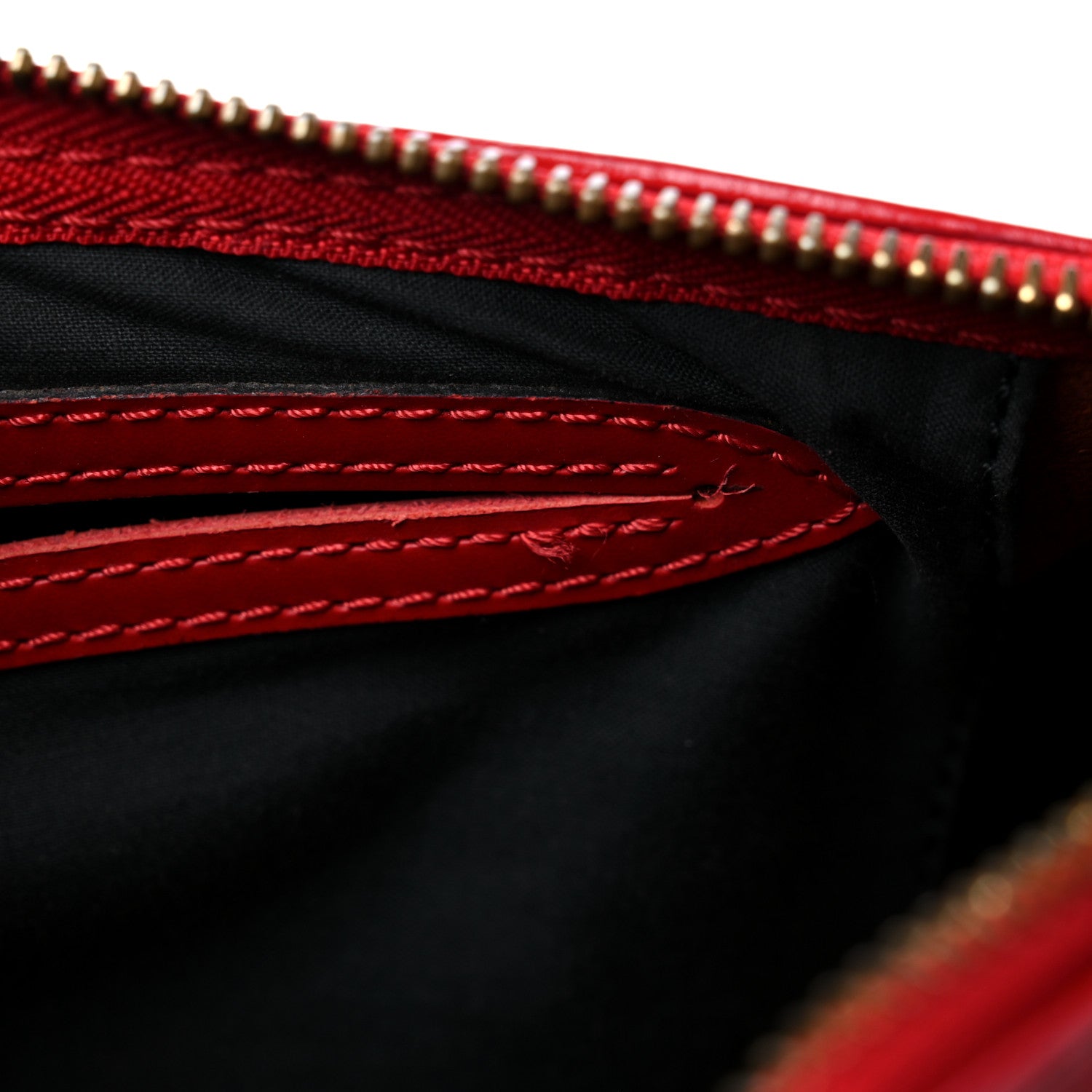 Louis Vuitton Epi Speedy 25 Castillan Red 12 of 14