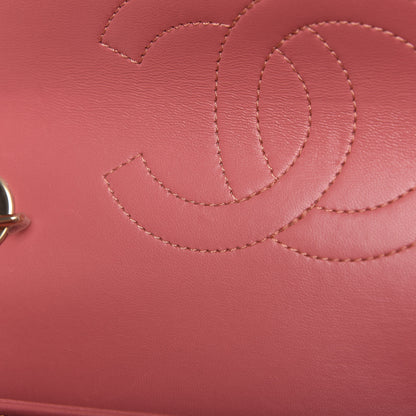 Chanel Lambskin Chevron Quilted Small Trendy CC Dual Handle Flap Bag Light Pink 12 of 15