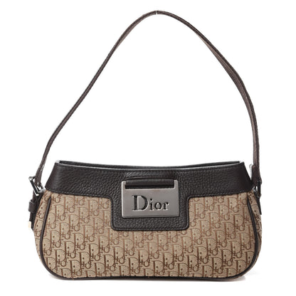 Christian Dior Monogram Shoulder Bag Brown Beige 1 of 11