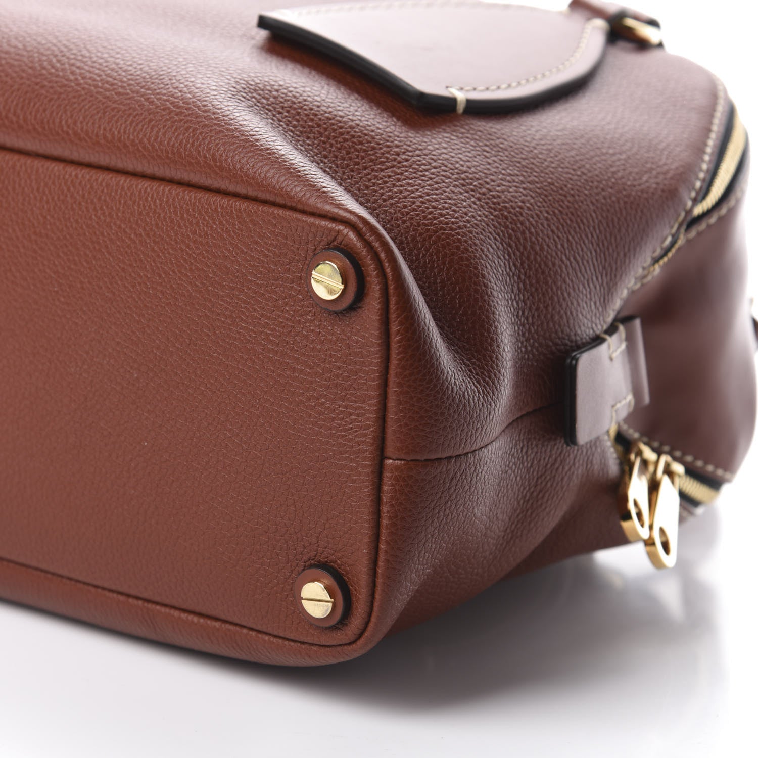 Chloe Calfskin Medium Daria Sepia Brown 8 of 11