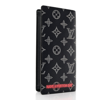 Louis Vuitton Monogram Upside Down Brazza Wallet Navy 3 of 7