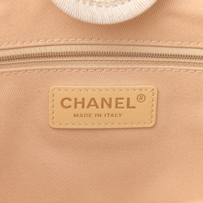 Chanel Lurex Boucle Small Deauville Tote Ivory 6 of 9