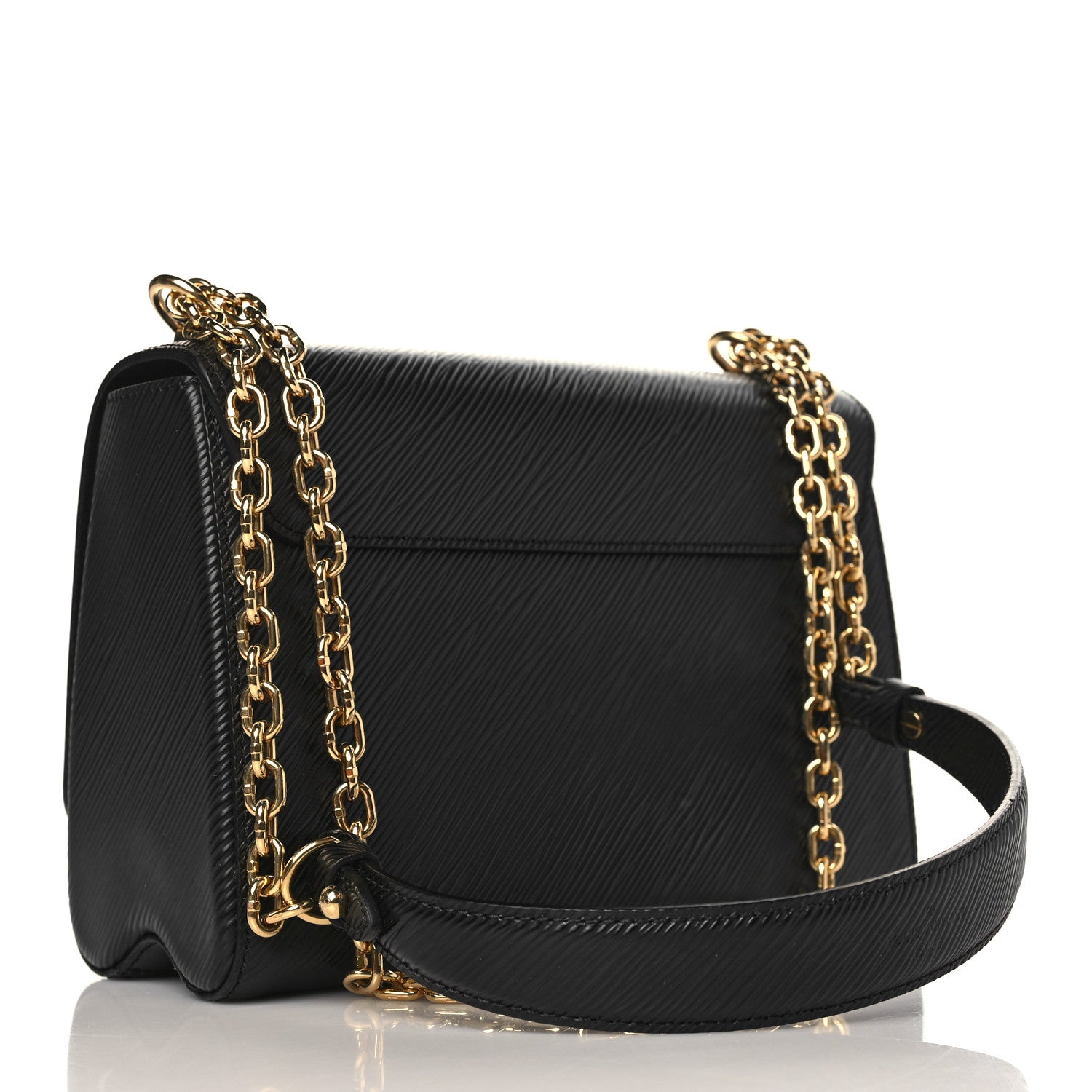 Louis Vuitton Epi Twist Shoulder Bag MM Black 3 of 9