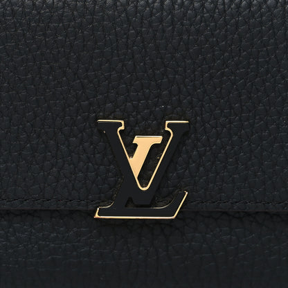 Louis Vuitton Taurillon Capucines Compact Wallet Black 8 of 9
