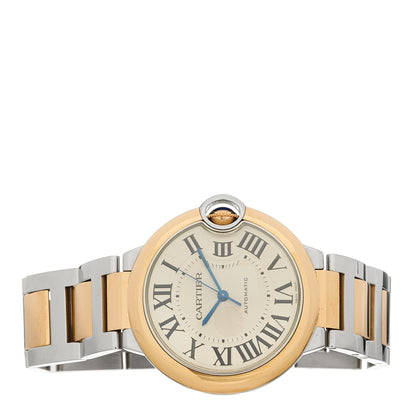 Cartier Stainless Steel 18K Yellow Gold 36mm Ballon Bleu De Cartier Automatic Watch 2 of 4