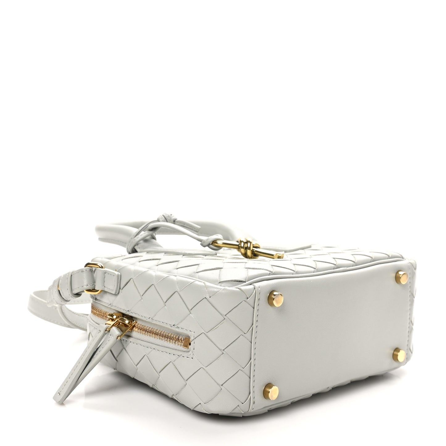 Lambskin Intrecciato Small Getaway Agate Grey